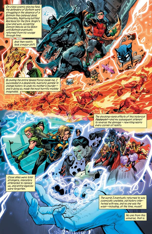 Interior preview page from New History of the DC Universe #4