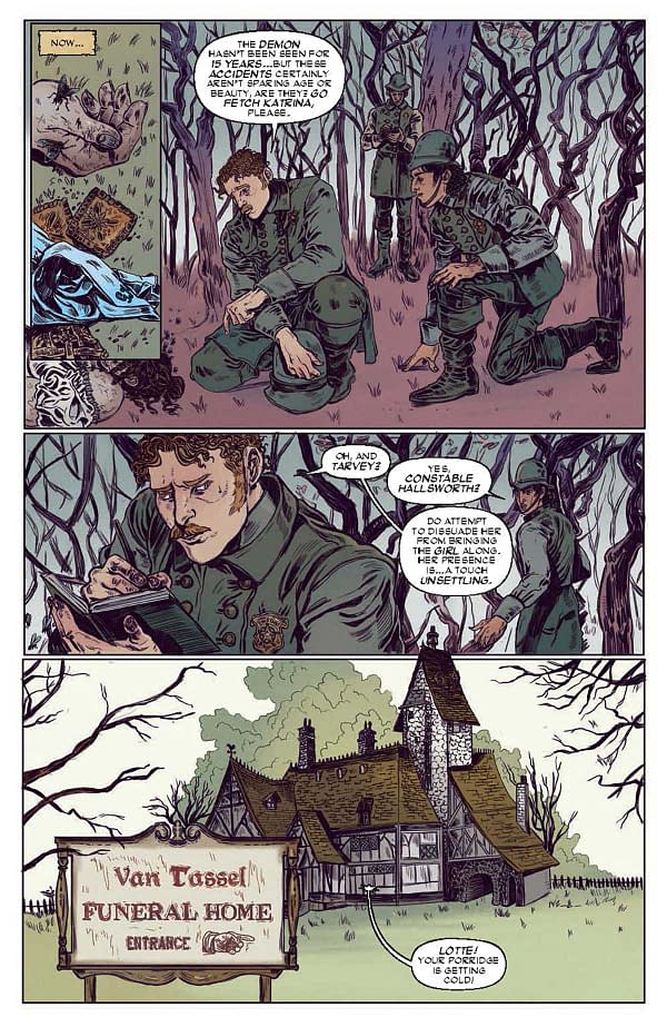 Interior preview page from RETURN TO SLEEPY HOLLOW SAVANNA MAYER COVER