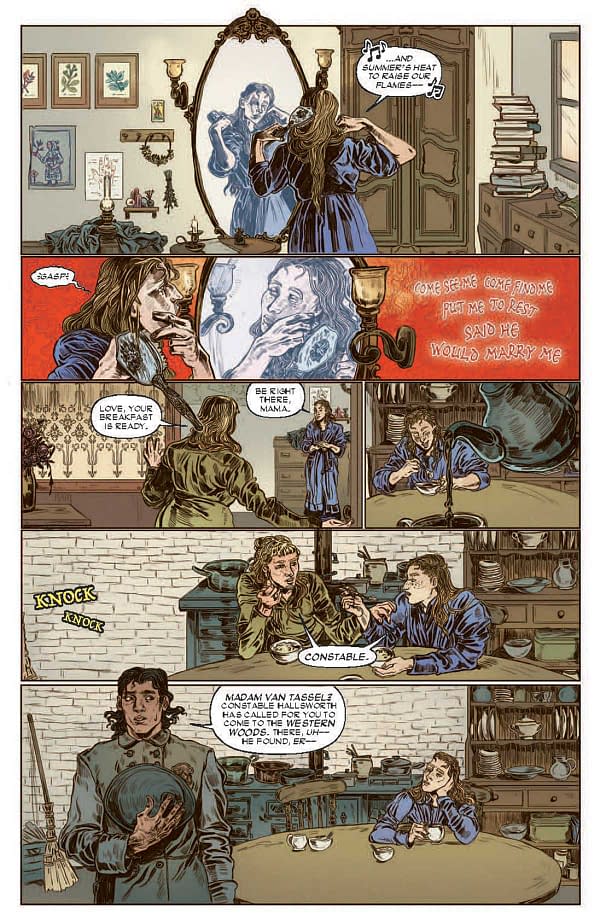 Interior preview page from RETURN TO SLEEPY HOLLOW SAVANNA MAYER COVER