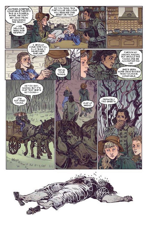 Interior preview page from RETURN TO SLEEPY HOLLOW SAVANNA MAYER COVER