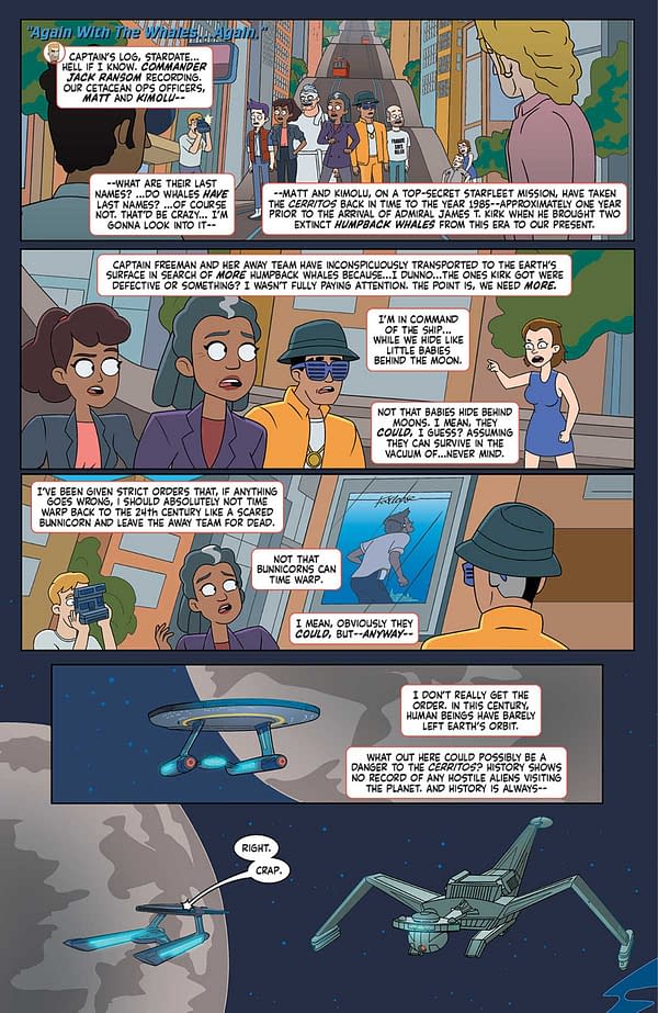 Interior preview page from STAR TREK: LOWER DECKS #12 PHILIP MURPHY COVER