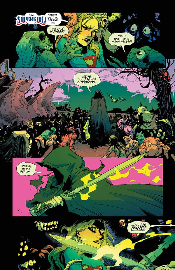 Interior preview page from Supergirl #6