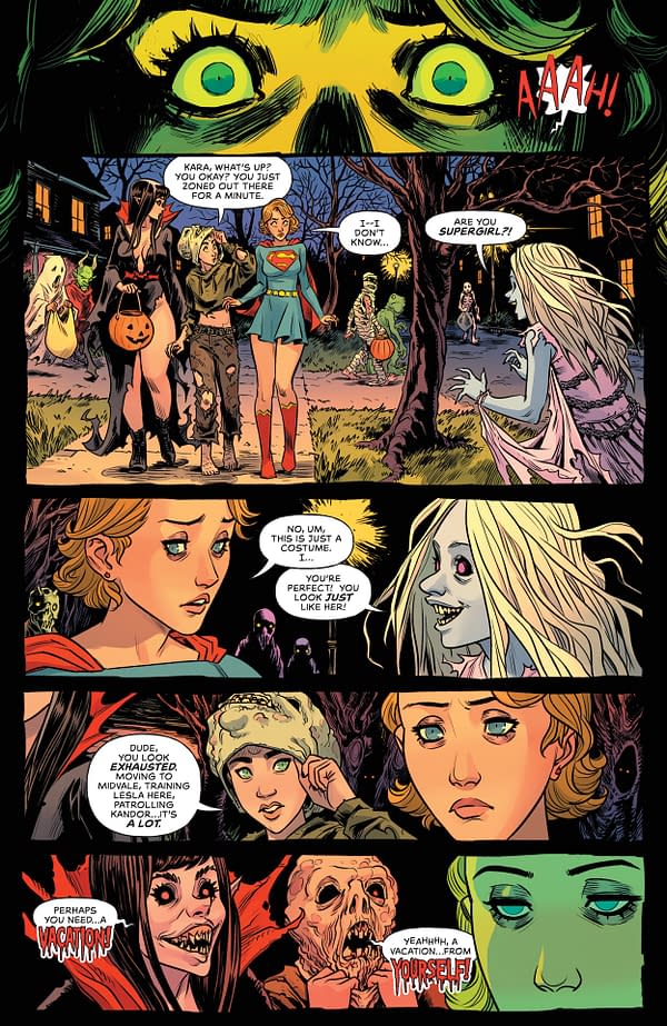 Interior preview page from Supergirl #6