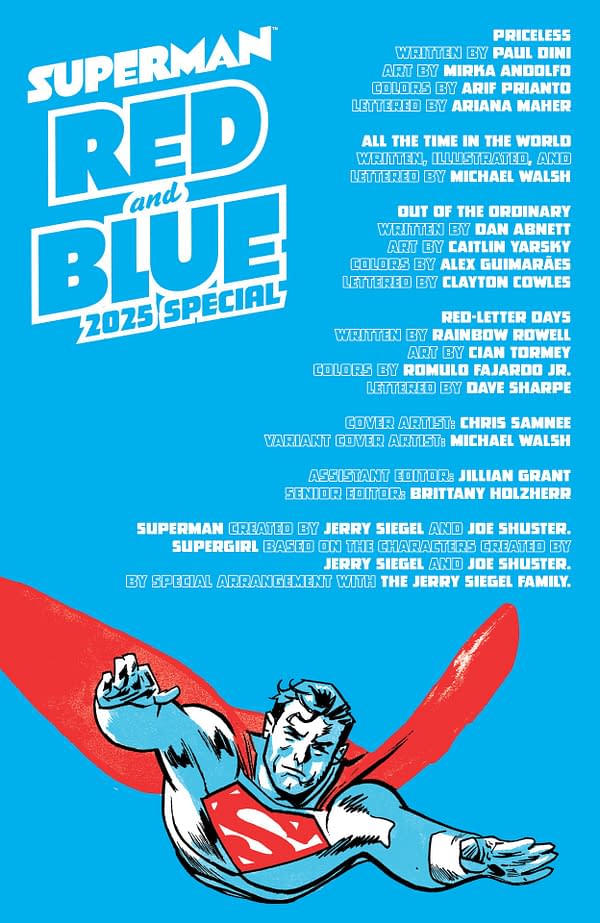 Interior preview page from Superman: Red and Blue 2025 Special #1