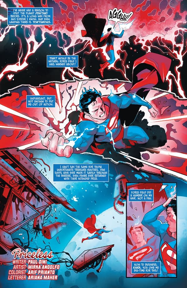 Interior preview page from Superman: Red and Blue 2025 Special #1