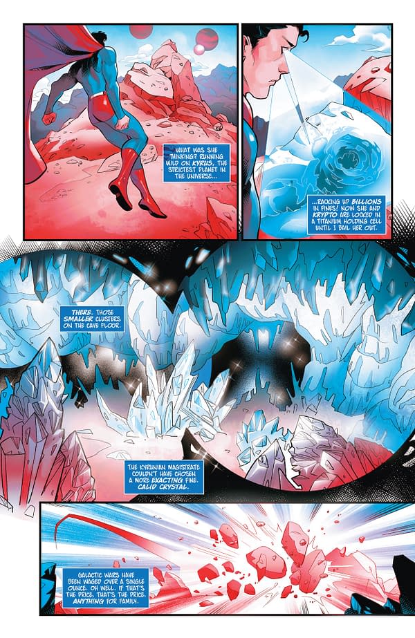 Interior preview page from Superman: Red and Blue 2025 Special #1