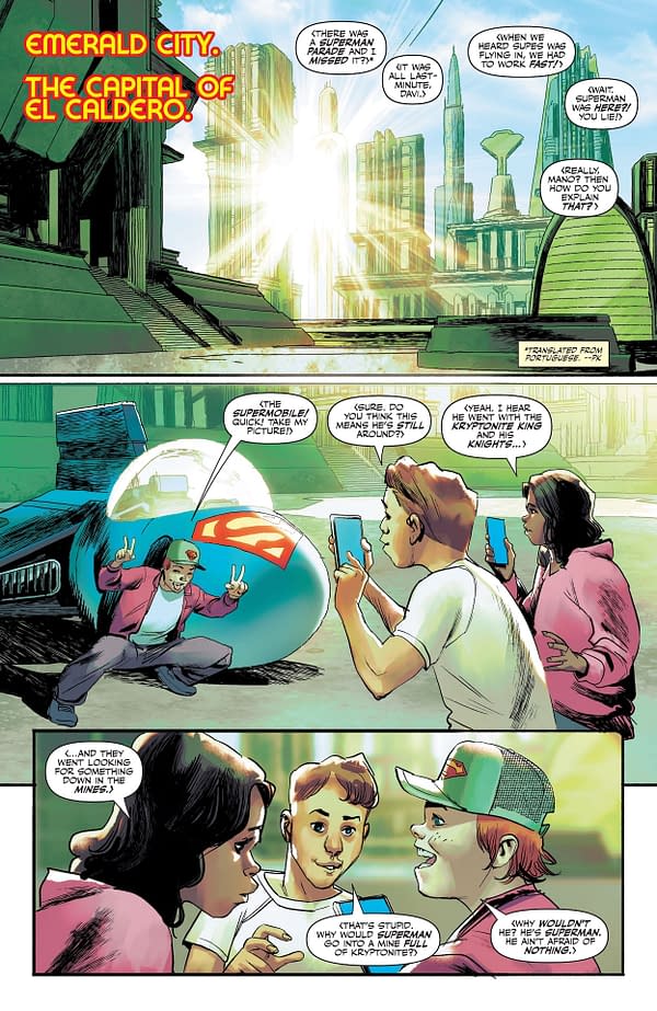 Interior preview page from Superman Unlimited #6