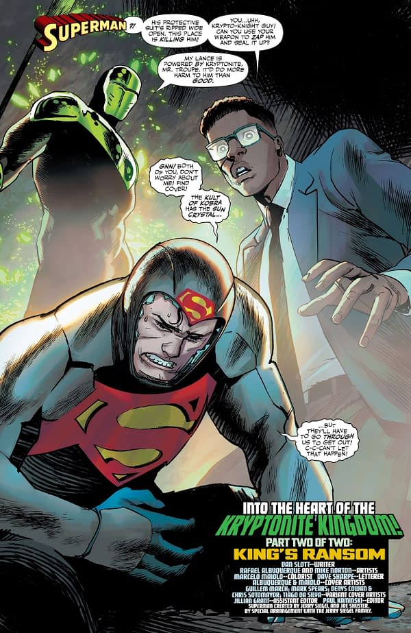 Interior preview page from Superman Unlimited #6