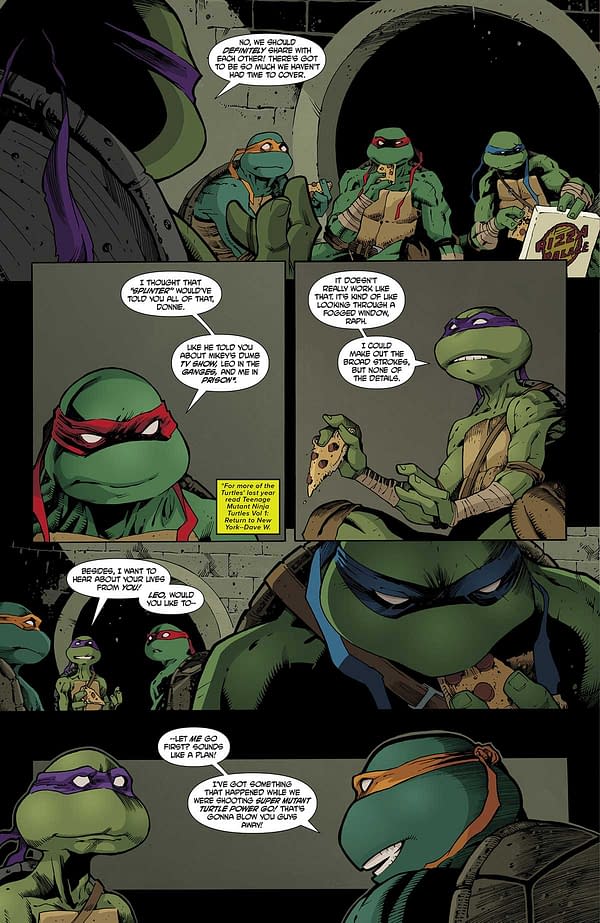 Interior preview page from TEENAGE MUTANT NINJA TURTLES ANNUAL 2025 MATEUS SANTOLOUCO COVER