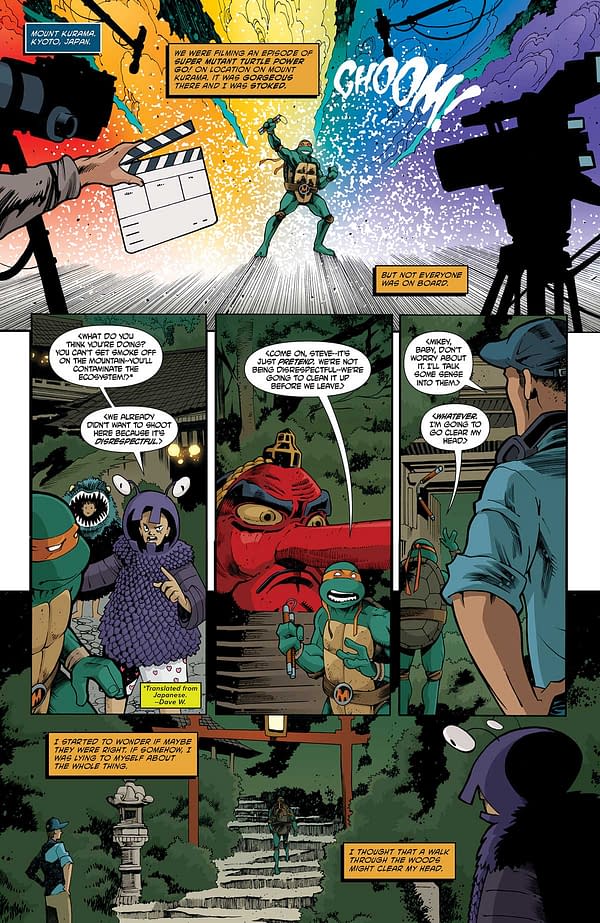 Interior preview page from TEENAGE MUTANT NINJA TURTLES ANNUAL 2025 MATEUS SANTOLOUCO COVER