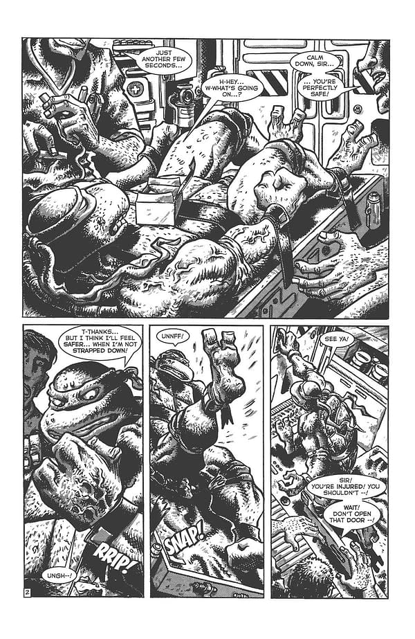 Interior preview page from TMNT: JOURNEYS #2 PETER LAIRD COVER