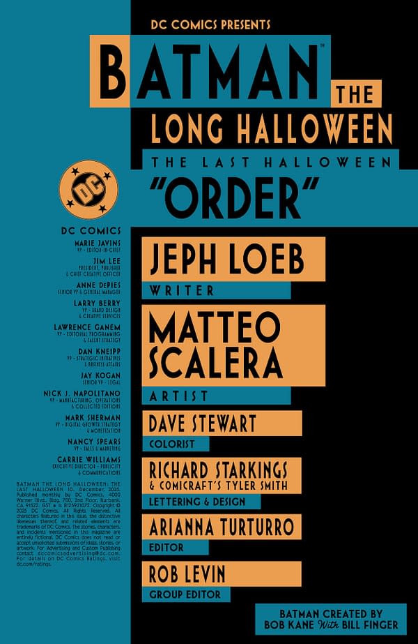 Interior preview page from Batman: The Last Halloween #10