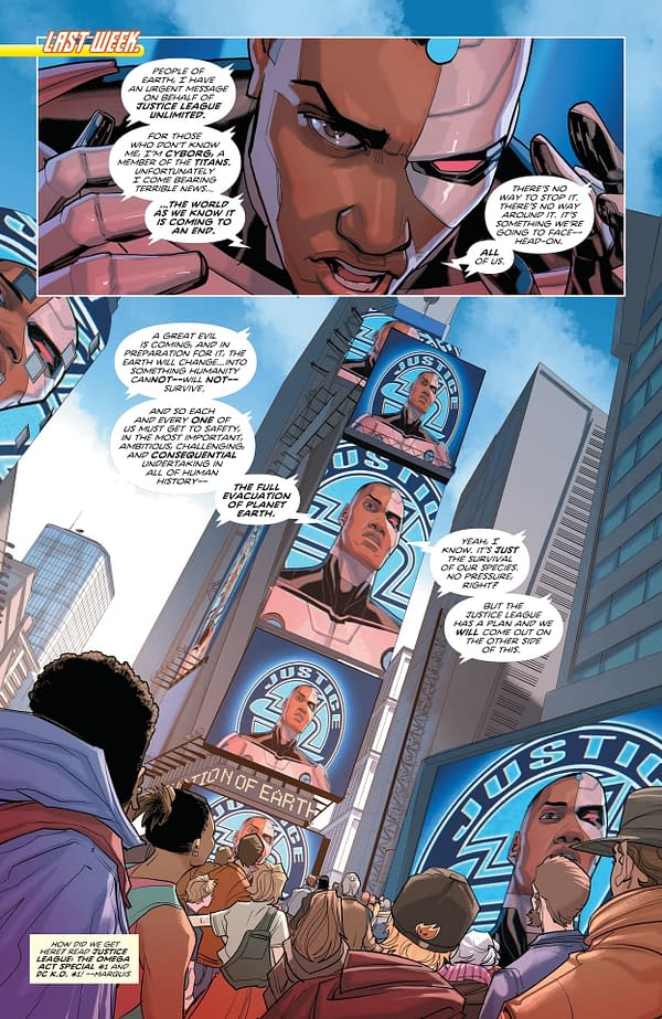 Interior preview page from Titans #28