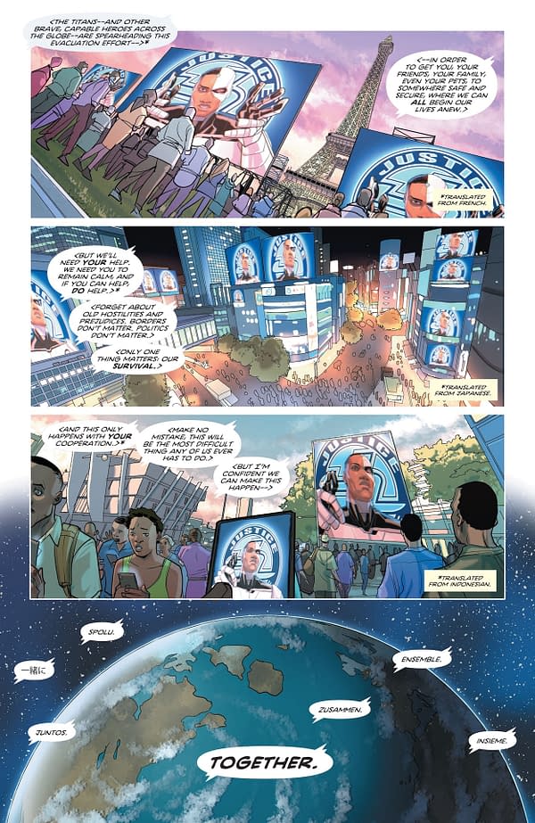 Interior preview page from Titans #28