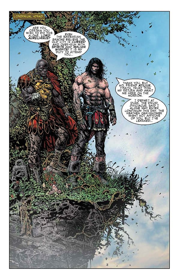 Interior preview page from Spawn: The Dark Ages #1