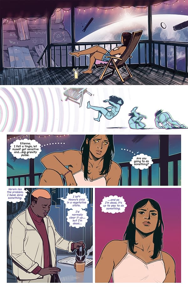 Interior preview page from Power Fantasy #13