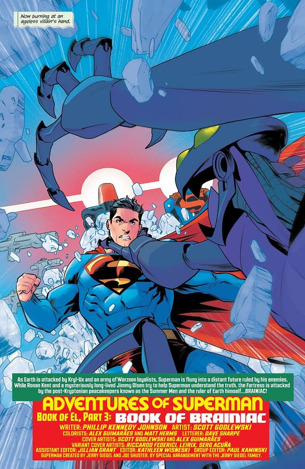 Interior preview page from Adventures of Superman: Book of El #3