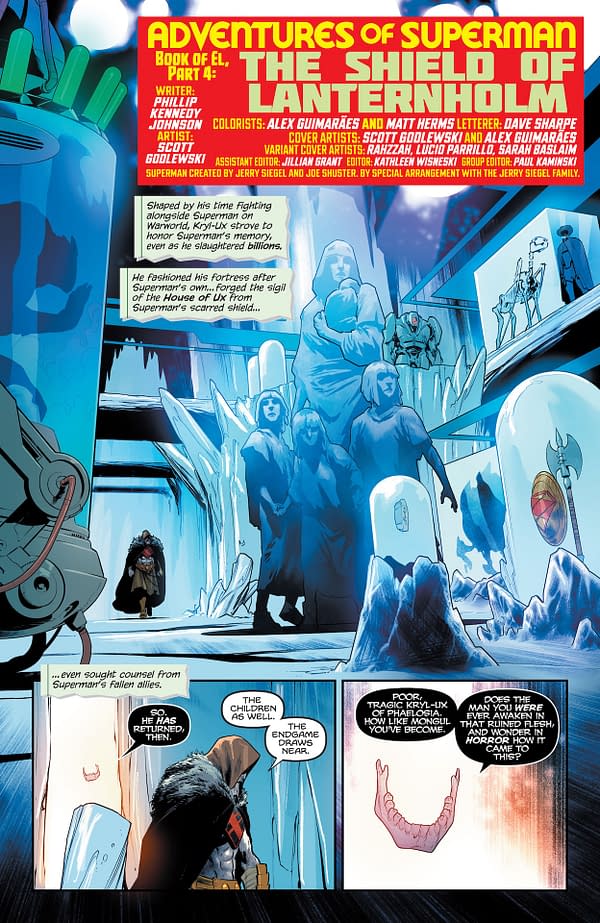 Interior preview page from Adventures of Superman: Book of El #4