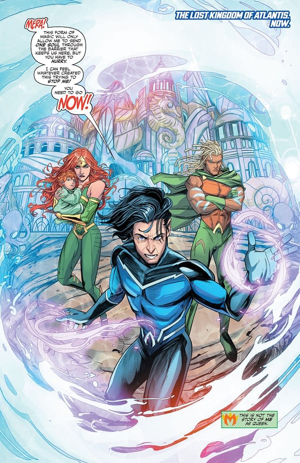 Interior preview page from Aquaman #11