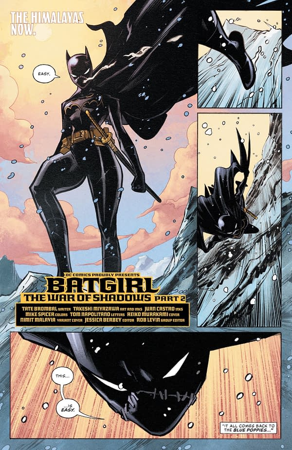 Interior preview page from Batgirl #13