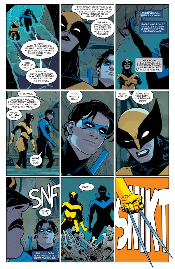 Interior preview page from Batman/Deadpool #1