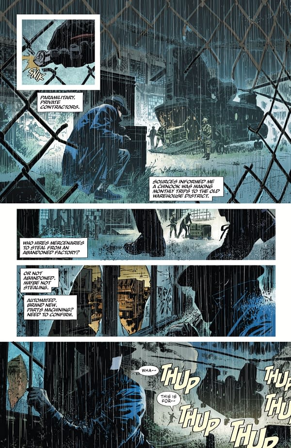 Interior preview page from Batman/Green Arrow/The Question: Arcadia #1