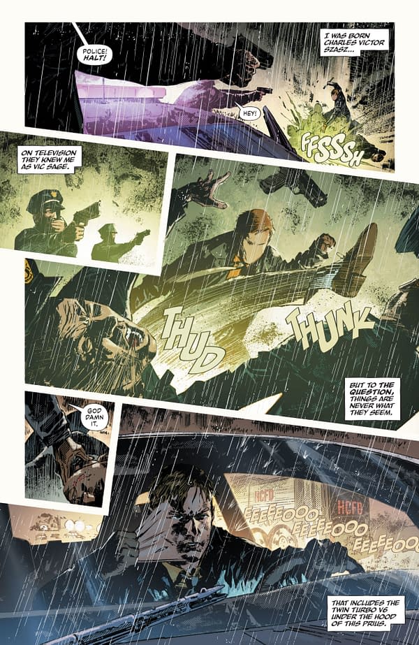 Interior preview page from Batman/Green Arrow/The Question: Arcadia #1
