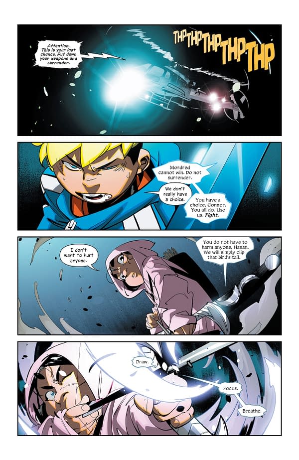 Interior preview page from CORT: Children of the Round Table #3