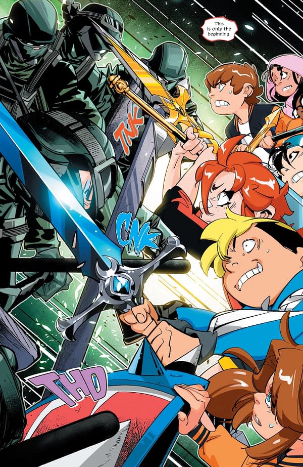 Interior preview page from CORT: Children of the Round Table #3