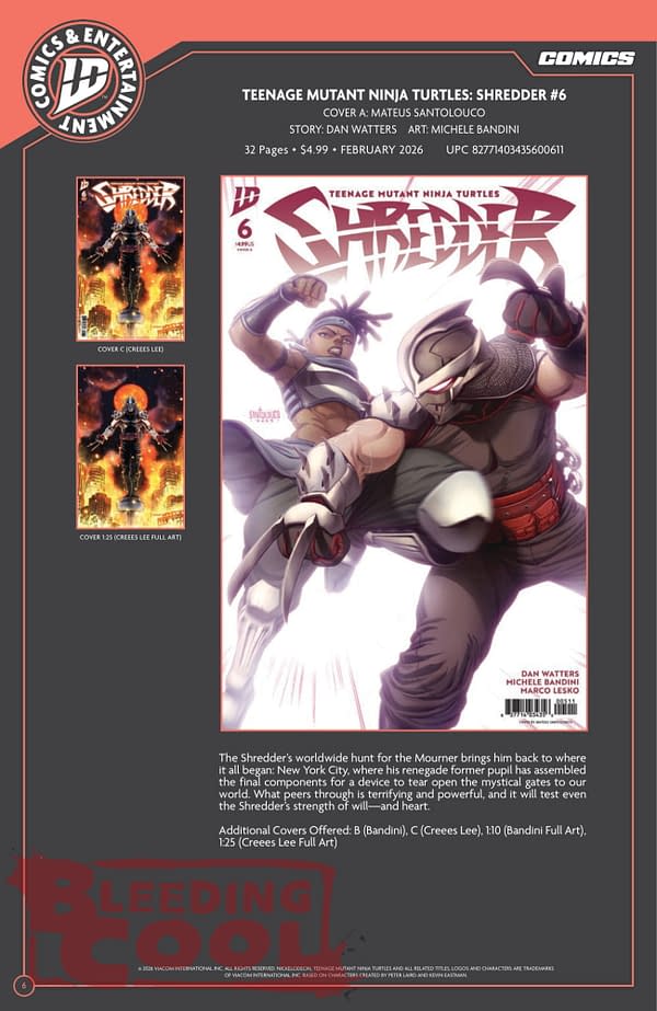 IDW Full February 2026 Solicits And Solicitations