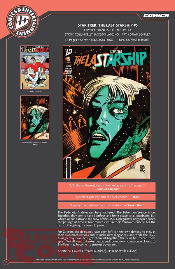 IDW Full February 2026 Solicits And Solicitations