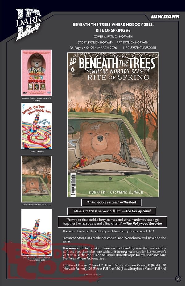 IDW Full February 2026 Solicits And Solicitations