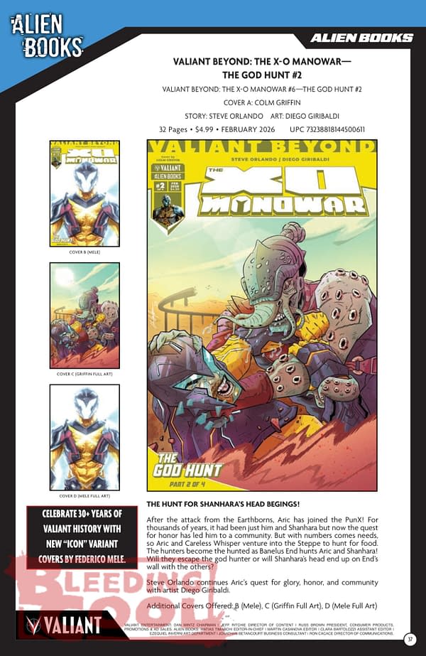 IDW Full February 2026 Solicits And Solicitations