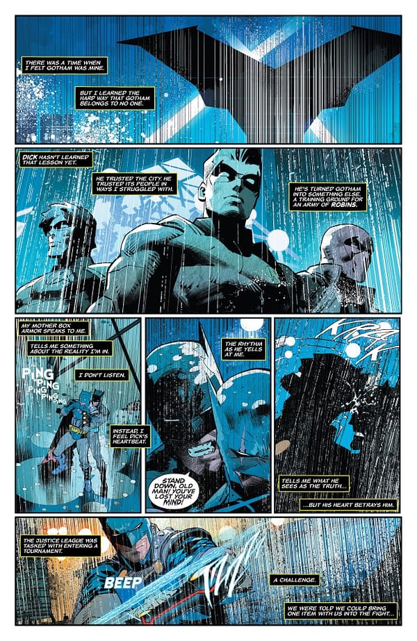 Interior preview page from DC KO: Knightfight #2