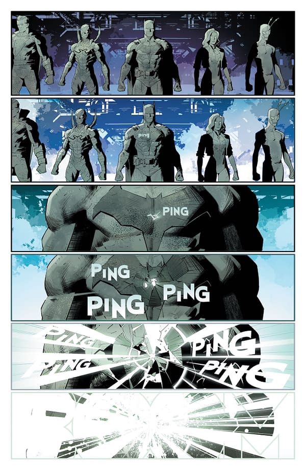 Interior preview page from DC KO: Knightfight #1