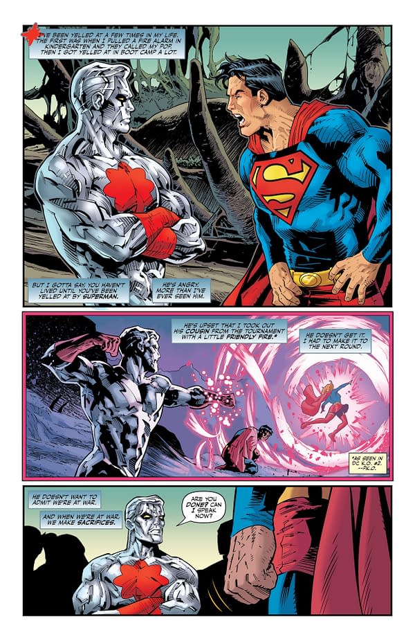Interior preview page from DC KO: Superman vs. Captain Atom #1