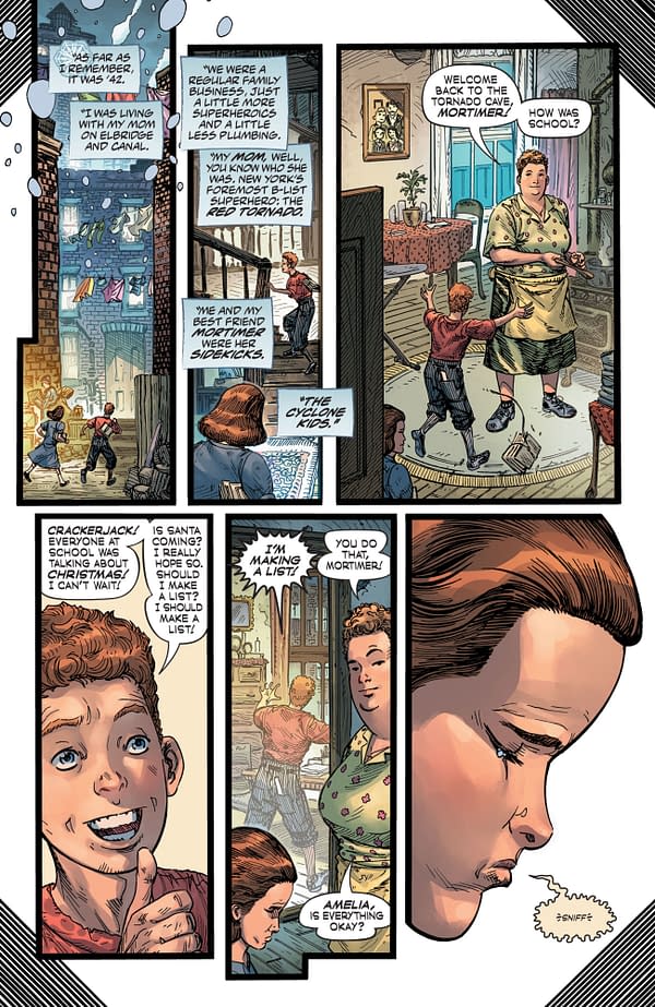 Interior preview page from DC's I Saw Ma Hunkel Kissing Santa Claus #1