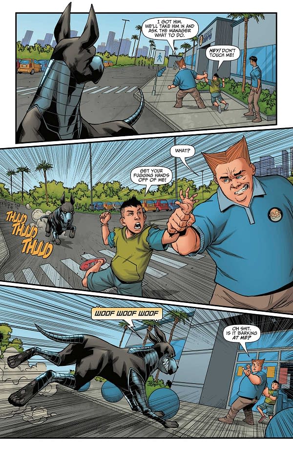 Interior preview page from Death Dog #1