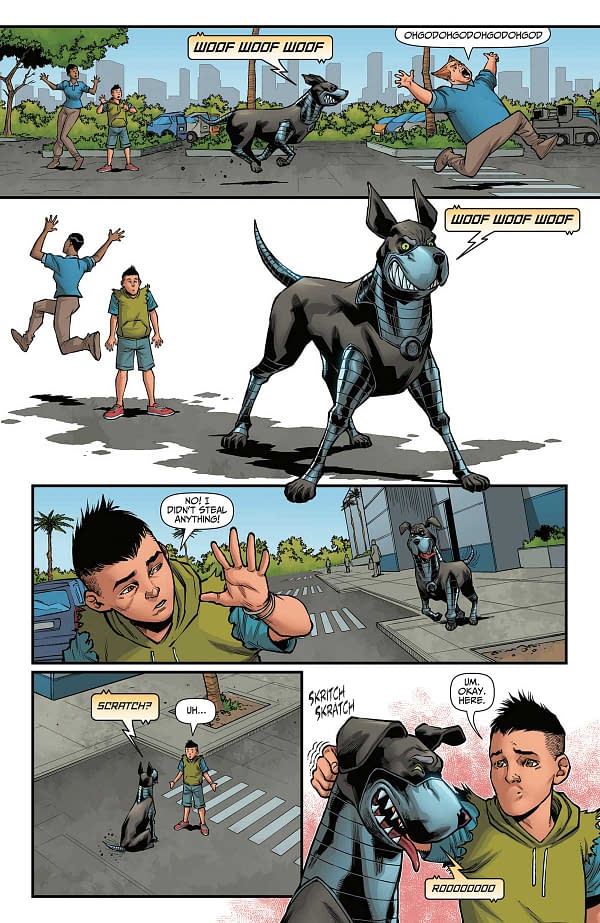 Interior preview page from Death Dog #1