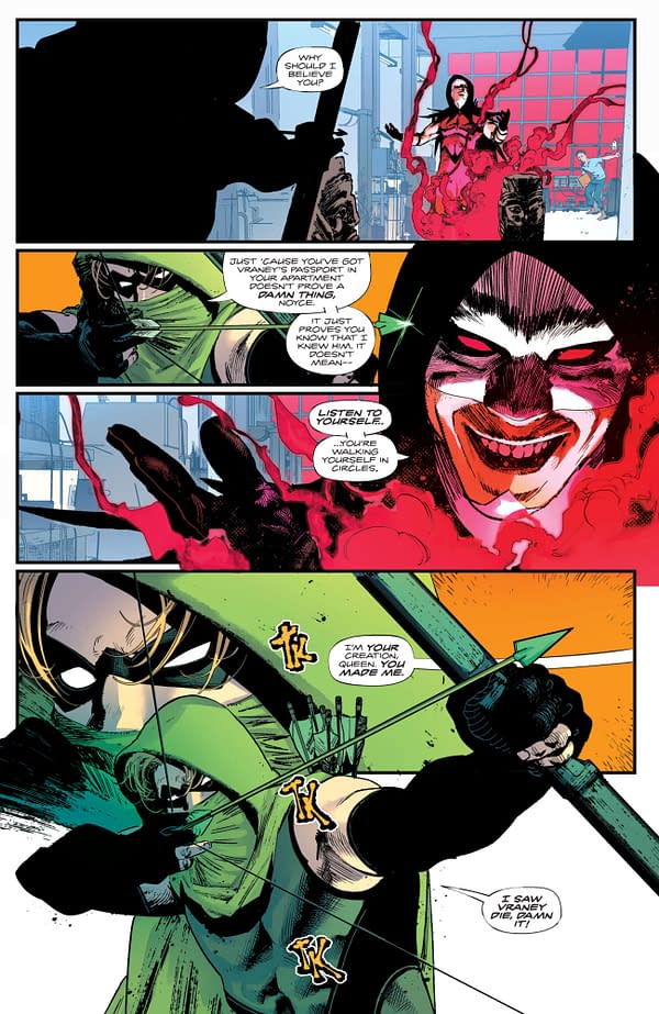 Interior preview page from Green Arrow #30