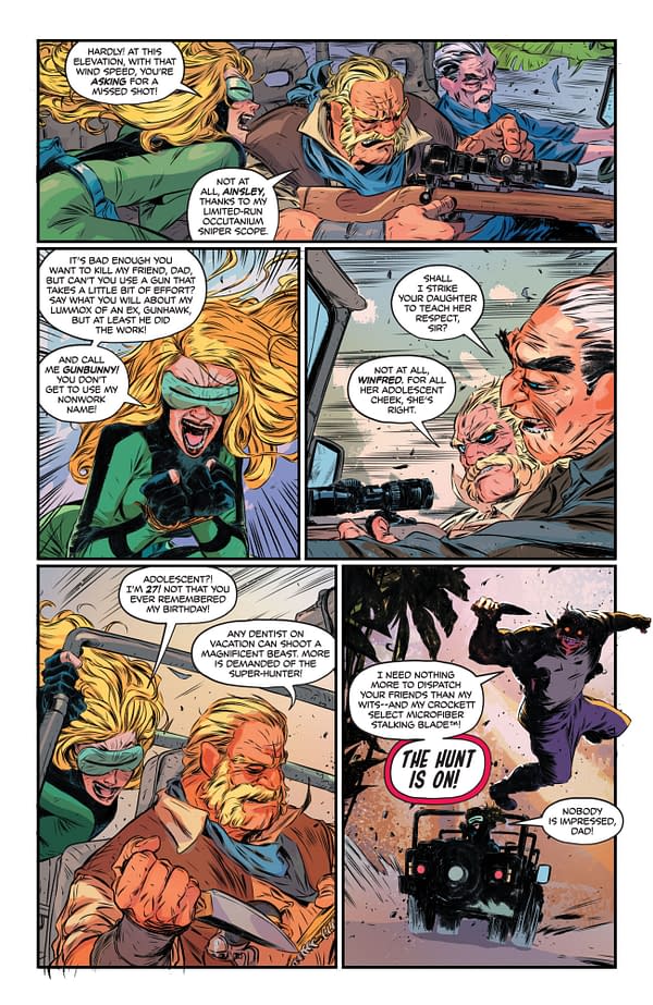 Interior preview page from Harley Quinn #56