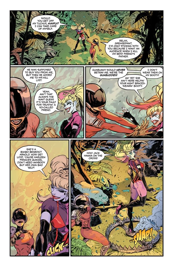 Interior preview page from Harley Quinn #56