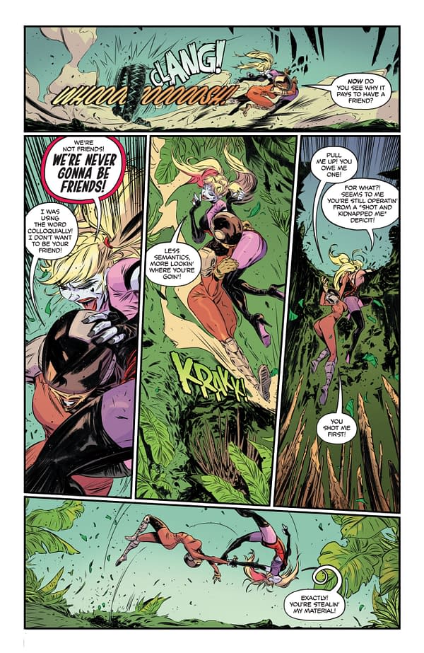 Interior preview page from Harley Quinn #56