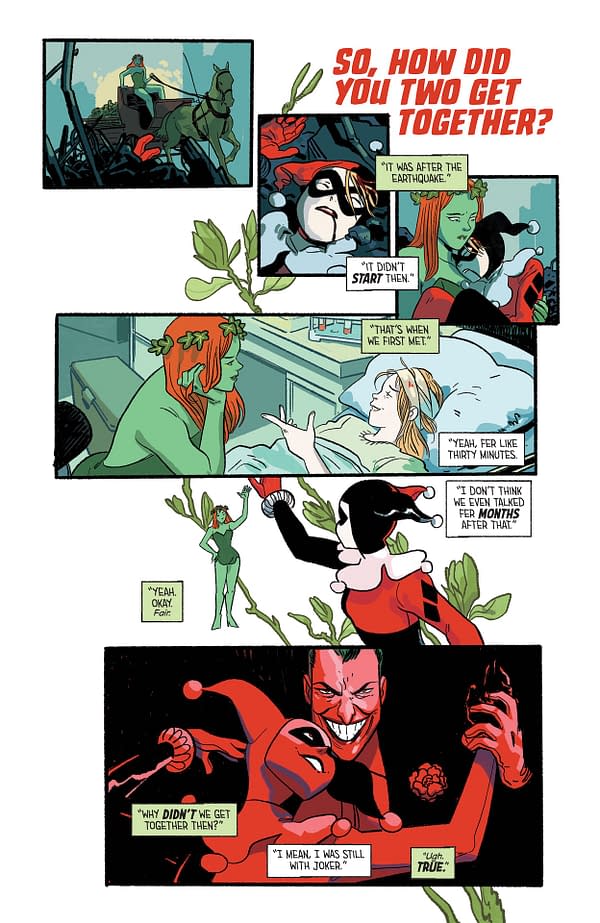 Interior preview page from Harley and Ivy: Live and Crimes #1