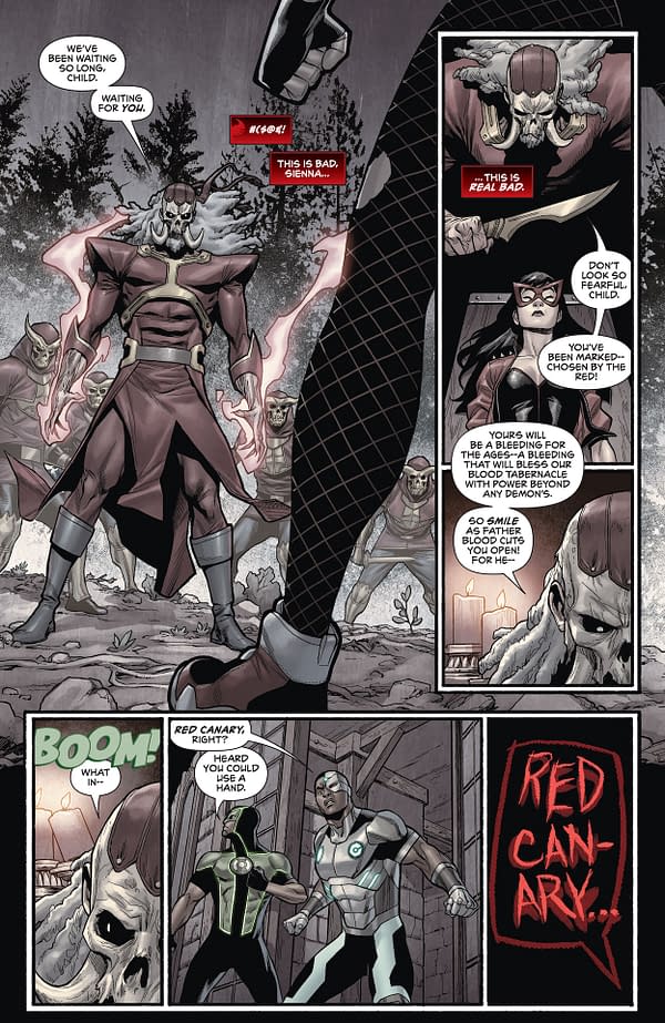 Interior preview page from Justice League Red #4