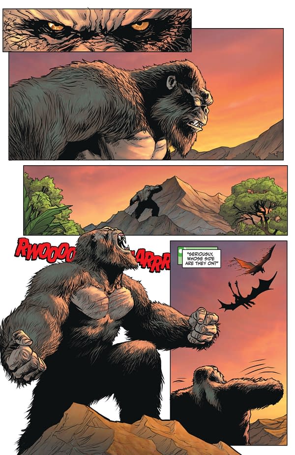 Interior preview page from Justice League vs Godzilla vs Kong 2 #5