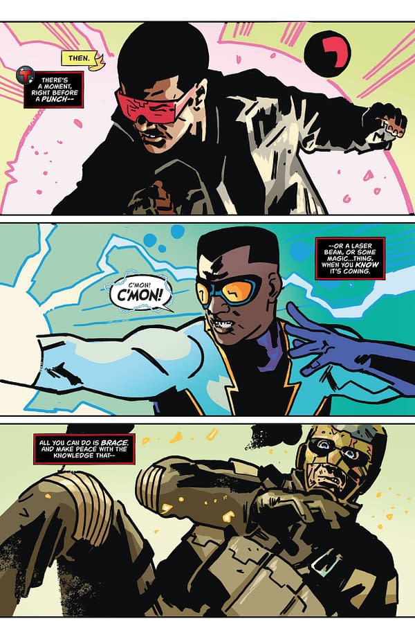 Interior preview page from Mr. Terrific: Year One #6