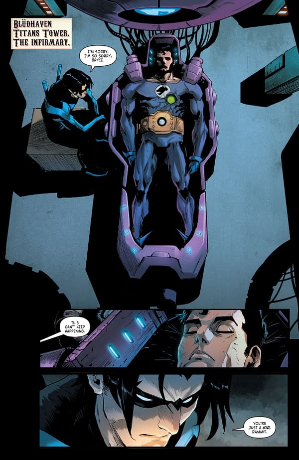 Interior preview page from Nightwing #132