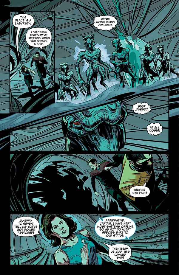 Interior preview page from STAR TREK: VOYAGER - HOMECOMING #3 ANGEL HERNANDEZ COVER