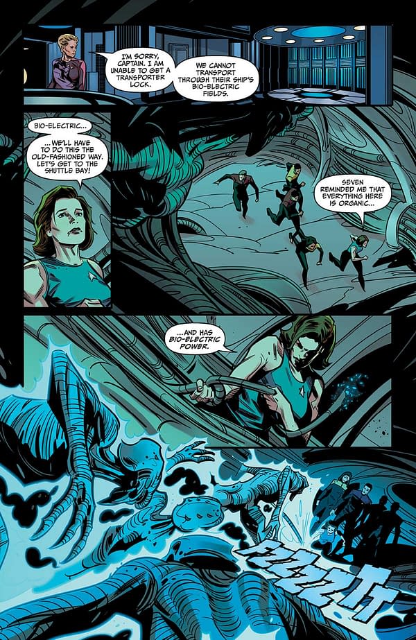 Interior preview page from STAR TREK: VOYAGER - HOMECOMING #3 ANGEL HERNANDEZ COVER